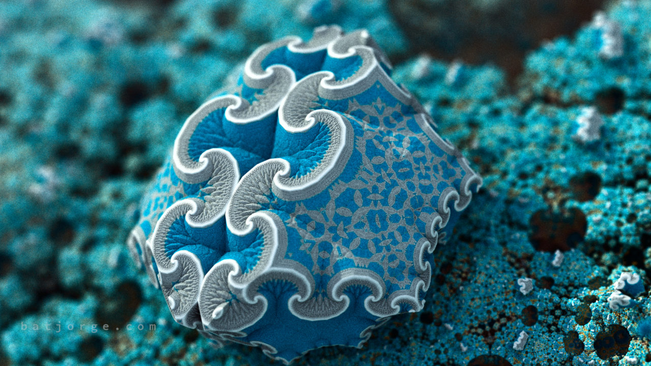3D fractal. amazing surf formula. coral like