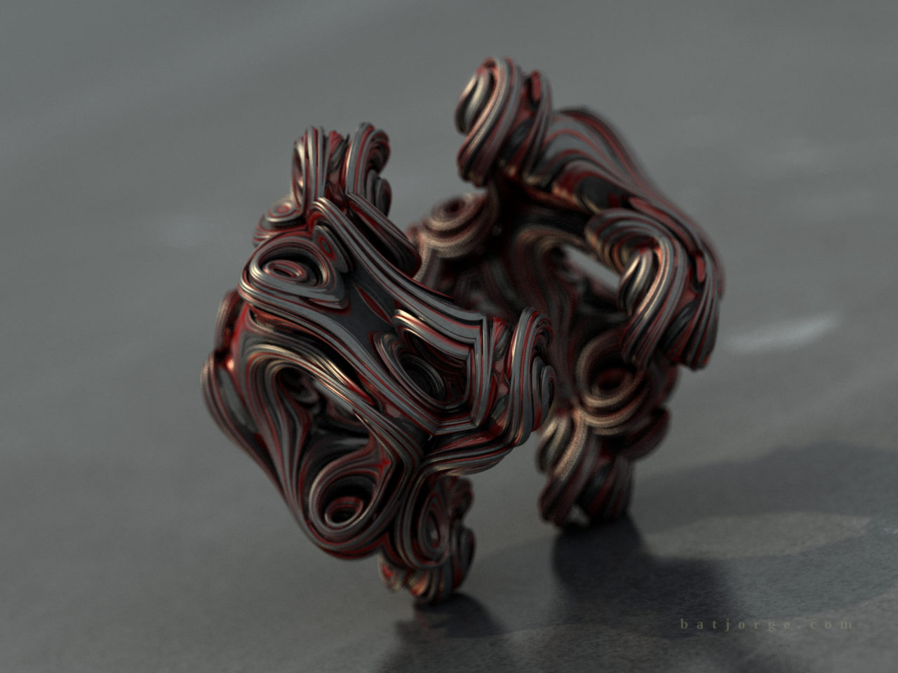 3d fractal. mandelbulb3d. abtsract sculpture