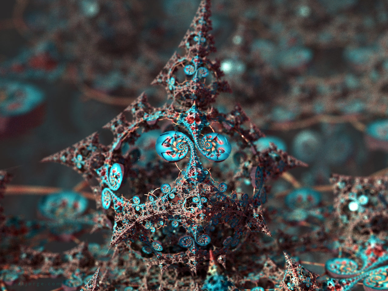 3d fractal. kleinian. mandelbulber difs