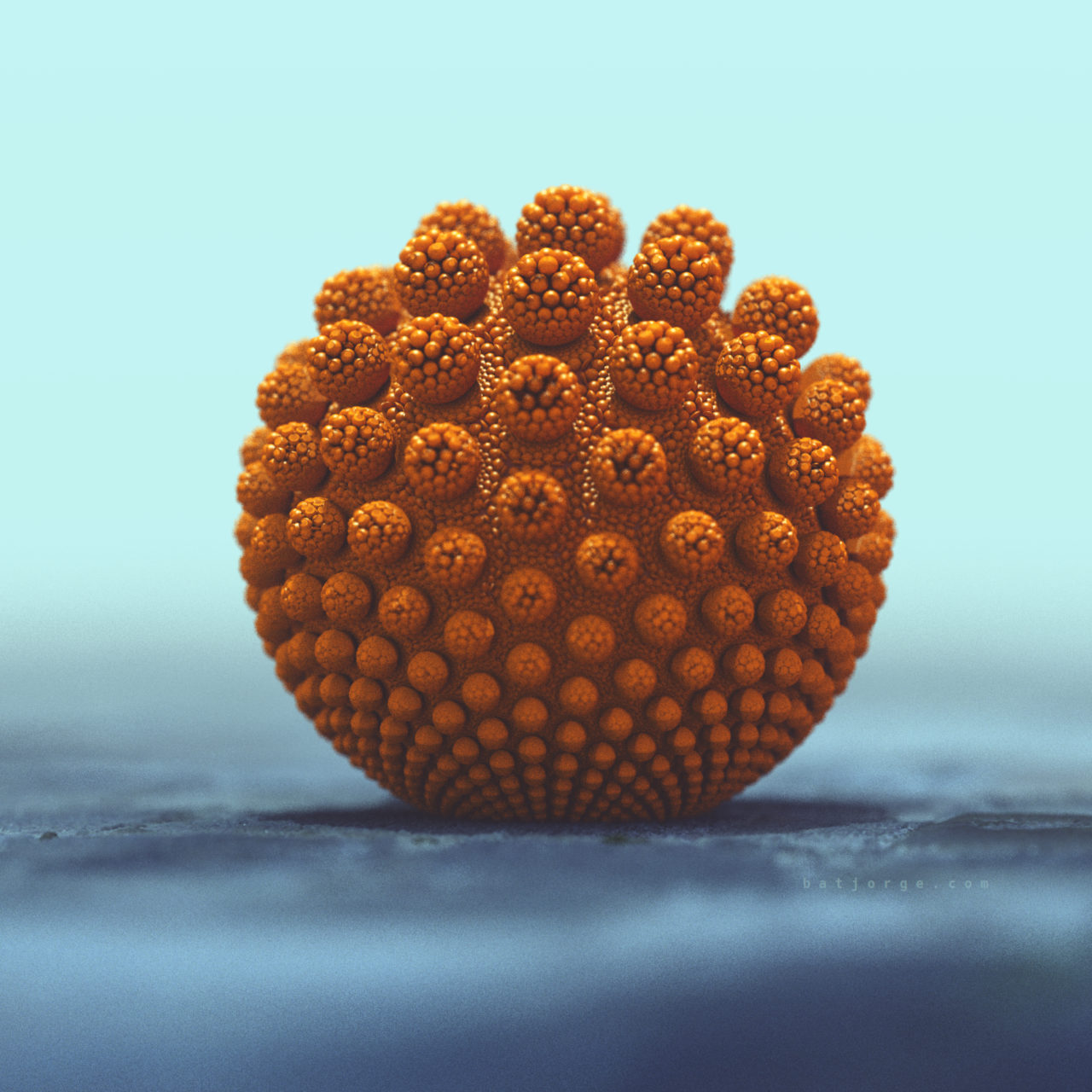 3D fractal orb. mandelbulber.