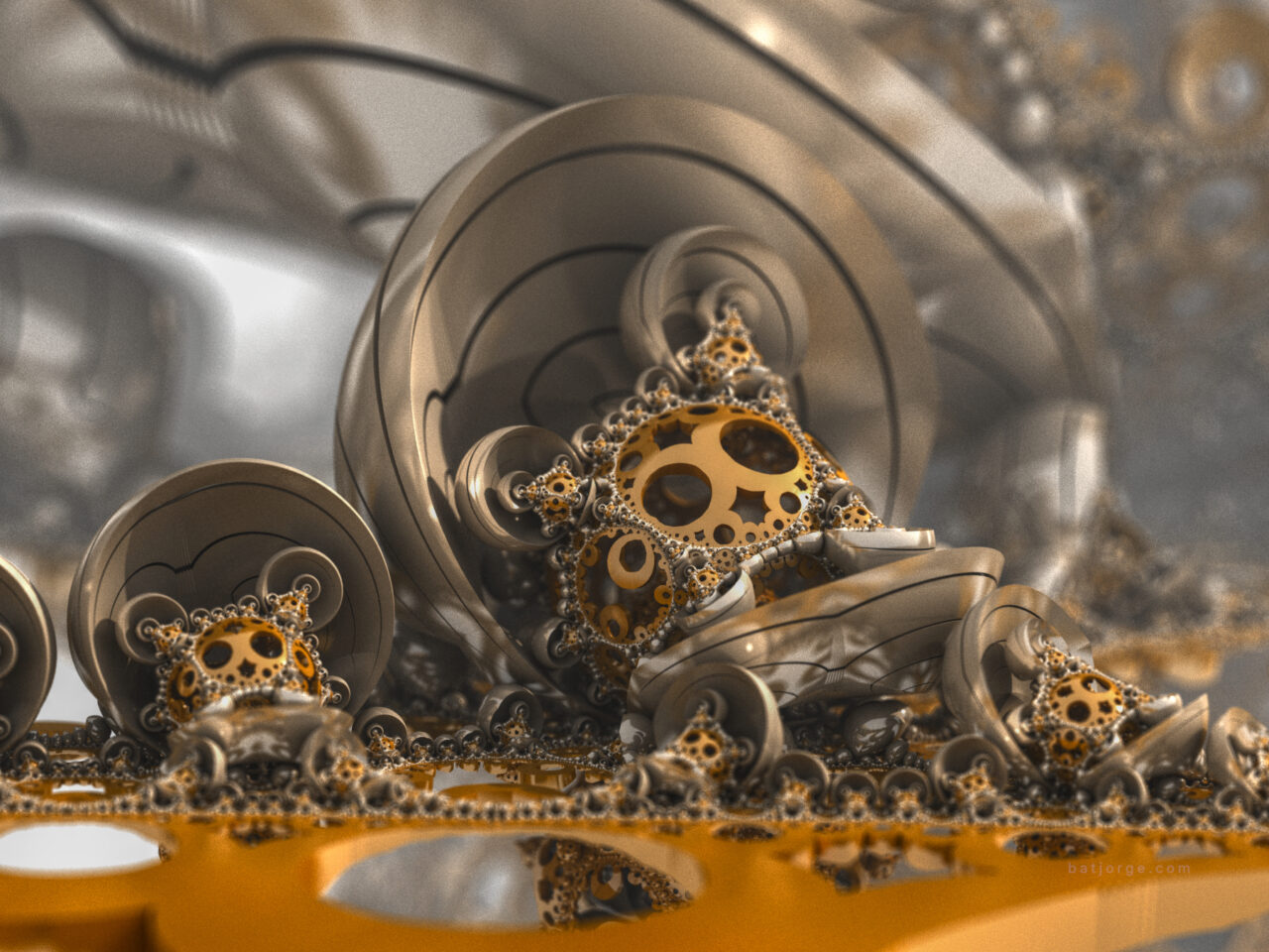 Mandelbulb3D. amazing IFS, invcylIFS, TorusIFS, greekIFS