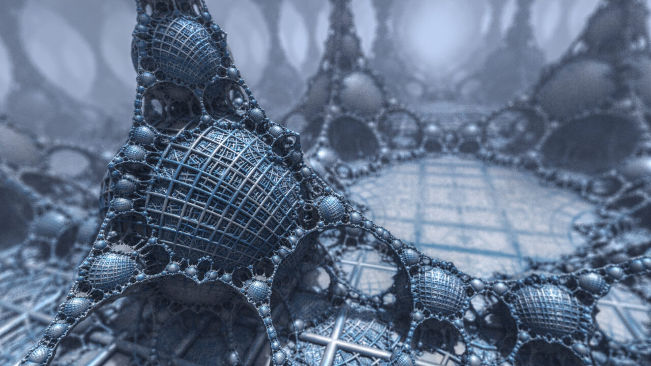 Mandelbulber 2.32. T>DIFS Grid, Pseudo Kleinian - Mod 2