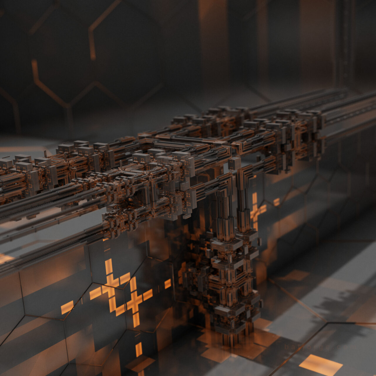 Mandelbulber 2.33. Koch V4, T>DIFS Hextgrid2