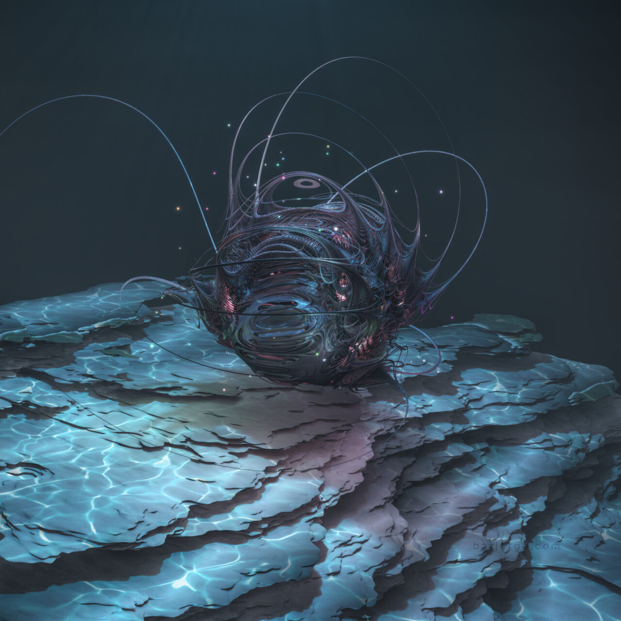 Mandelbulber 2.33. T>Spherical Invert V4, T>SinCos, Quaternion Cubic 4D, .Mandelbulb - Modulus