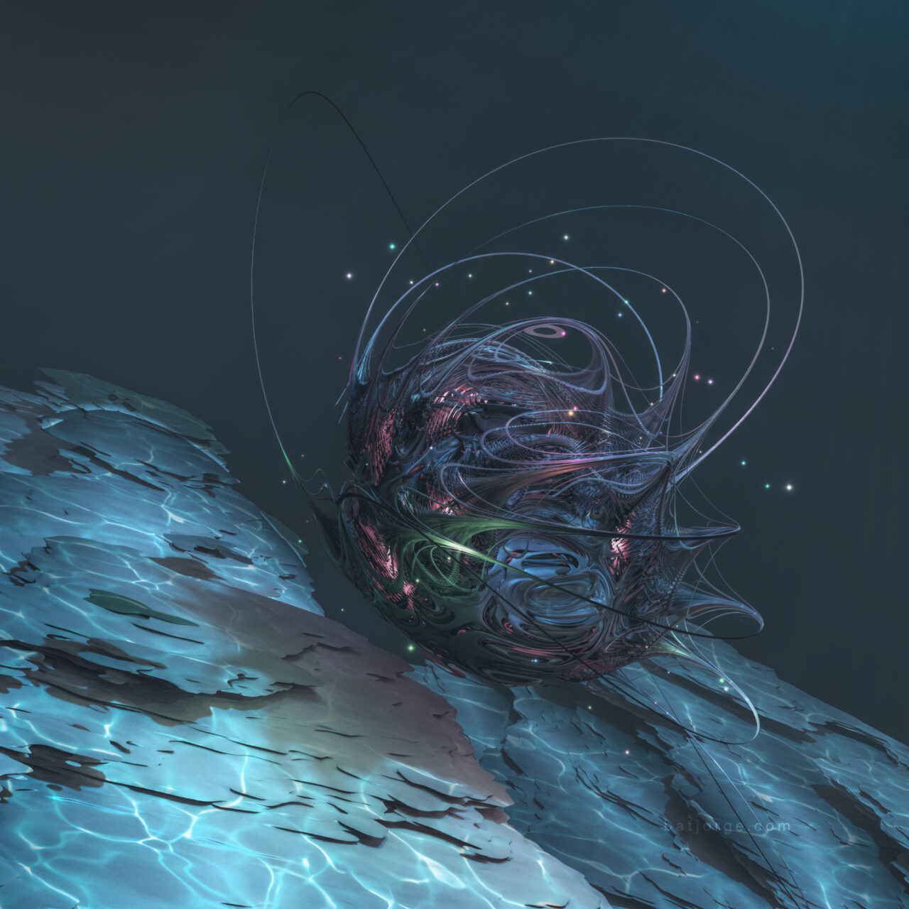 Mandelbulber 2.33. T>Spherical Invert V4, T>SinCos, Quaternion Cubic 4D, .Mandelbulb - Modulus