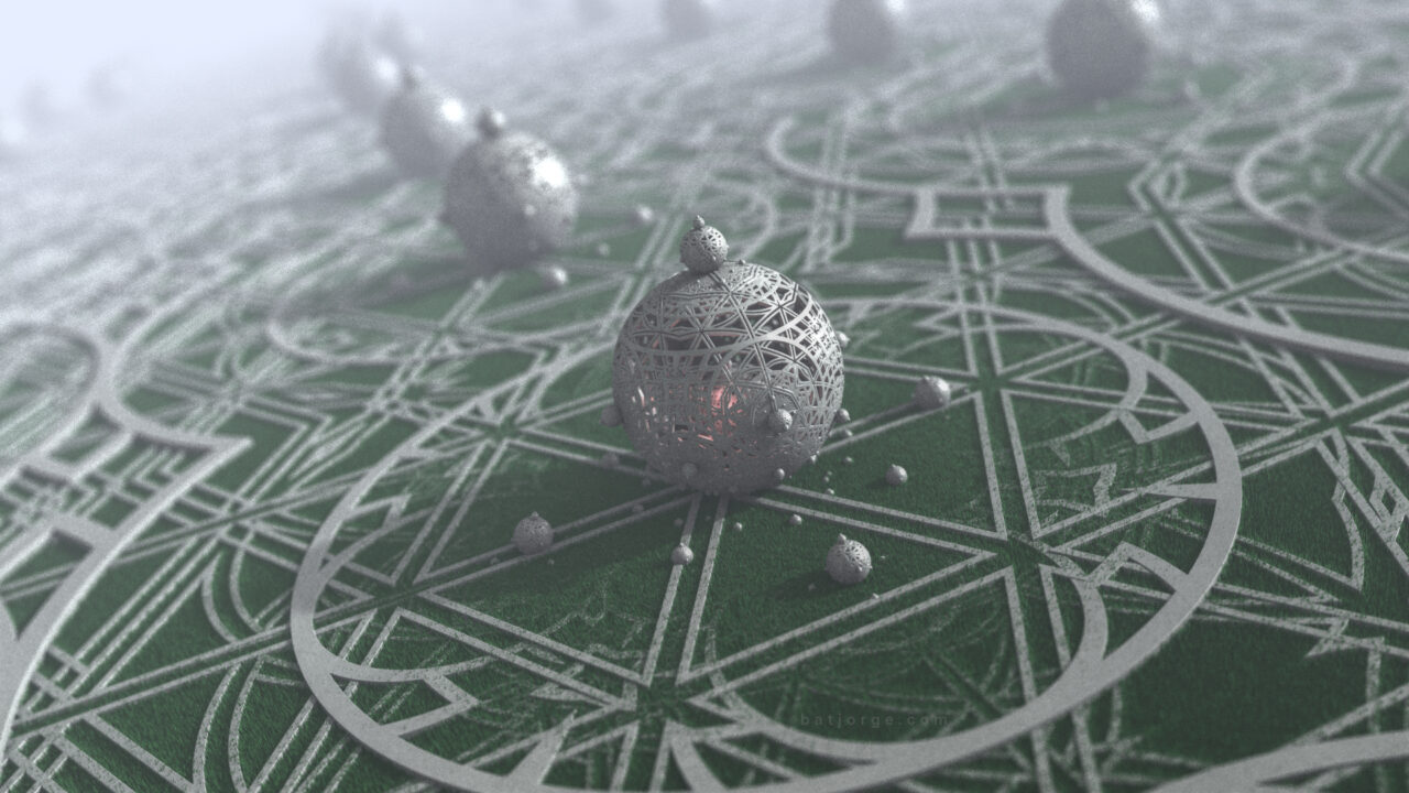 Mandelbulber 2.33. Pseudo Kleinian Mod 4, T>DIFS Torus V4, T>DIFS Tri Grid