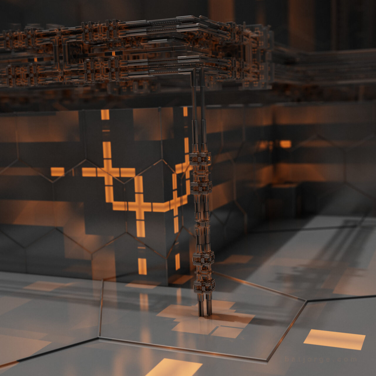 Mandelbulber 2.33. Koch V4, T>DIFS Hextgrid2