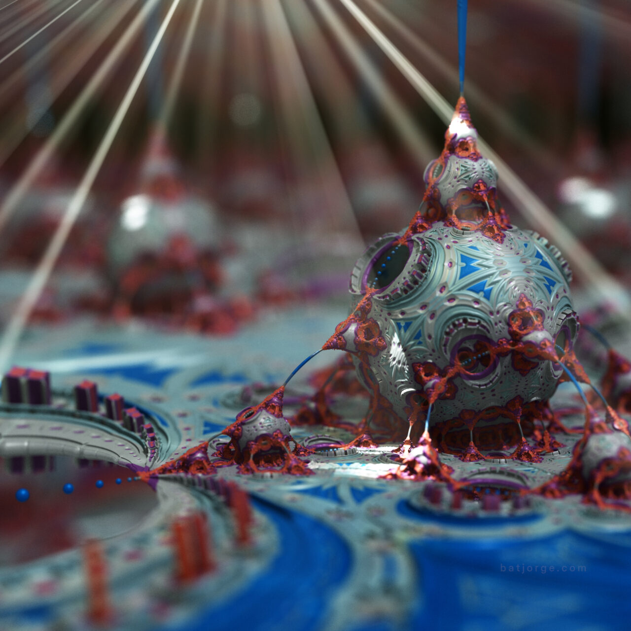 Mandelbulber 2.33. Mandelbox Fast, Mandalay Box V2, Menger3 - M3D