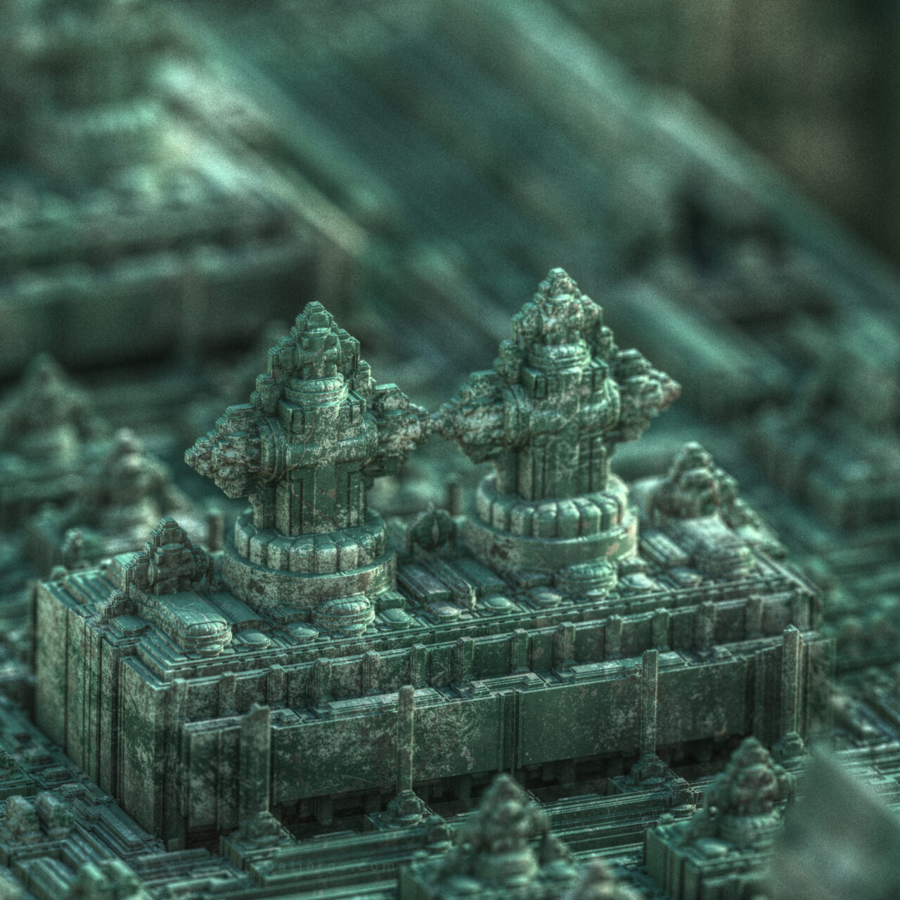 Mandelbulber 2.33. DIFS Box V1, T>DIFS Gear V1, T>Mandalay Fold V2.