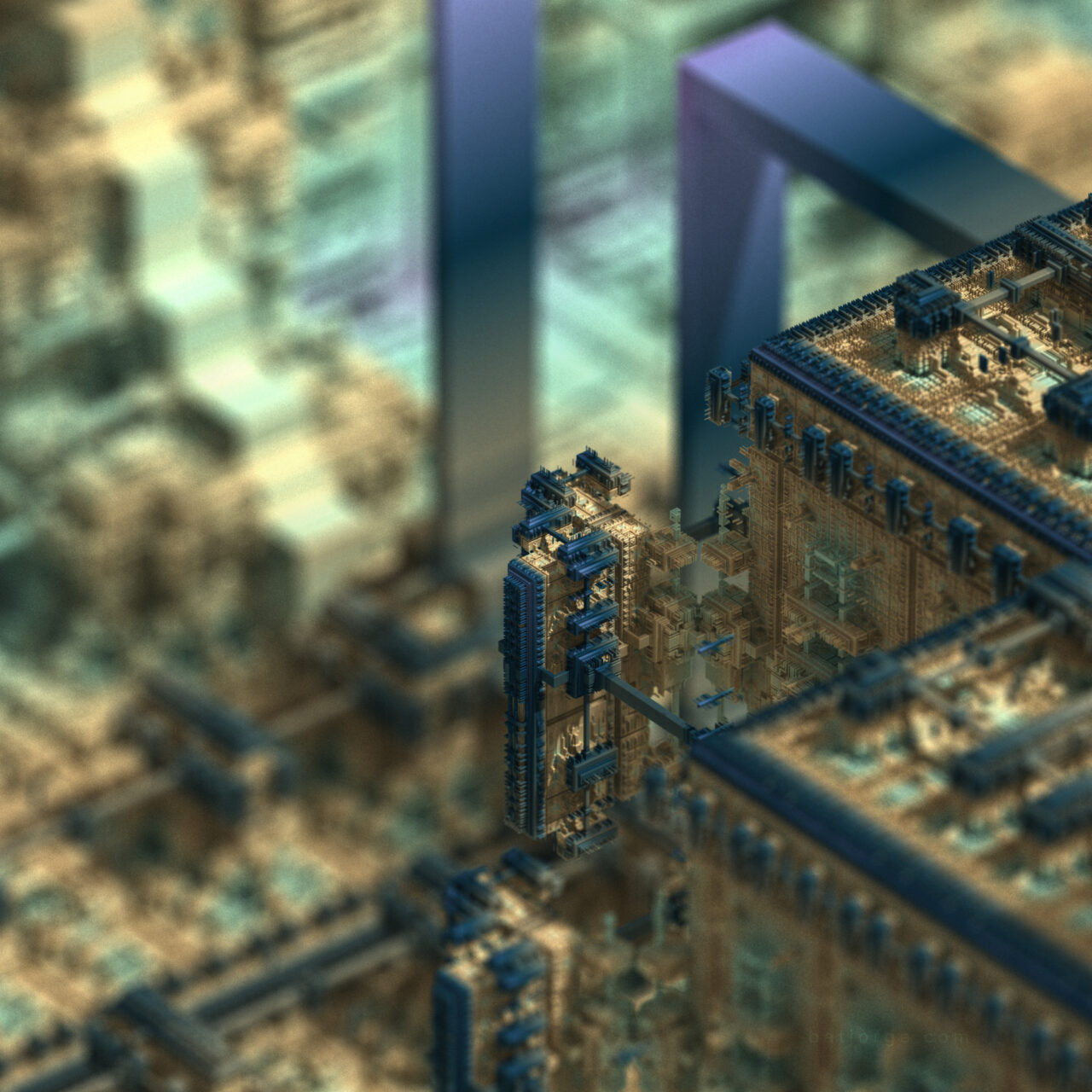 Mandelbulber. Koch V5, T>Quadratic Fold 4D