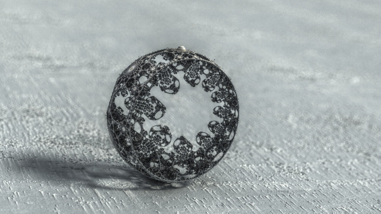 Mandelbulb3D. JosKn-KleinIFS, HeightMapIFS