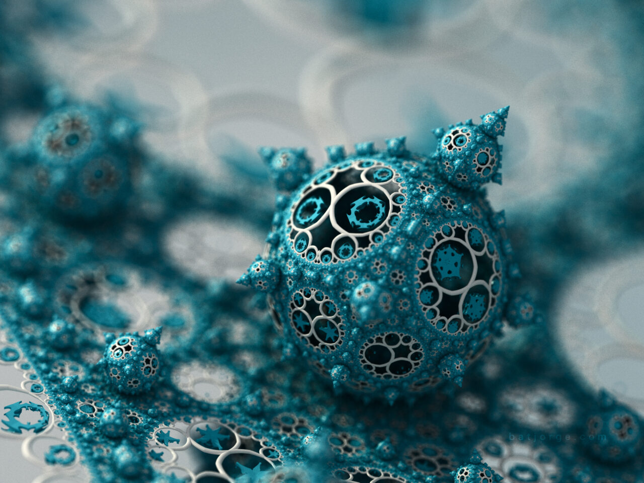 Mandelbulb3D. amazingIFS, invcylIFS, TorusIFS, NewMenger2IFS