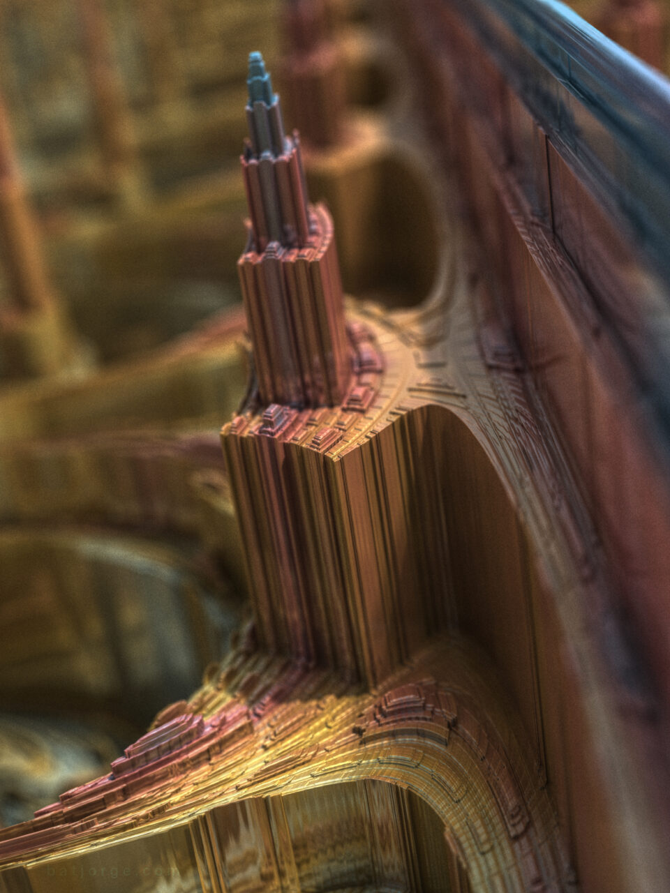 Mandelbulber 2.34. T>Inverse Cylindrical, T>Reciprocal3, Mandalay Box V2