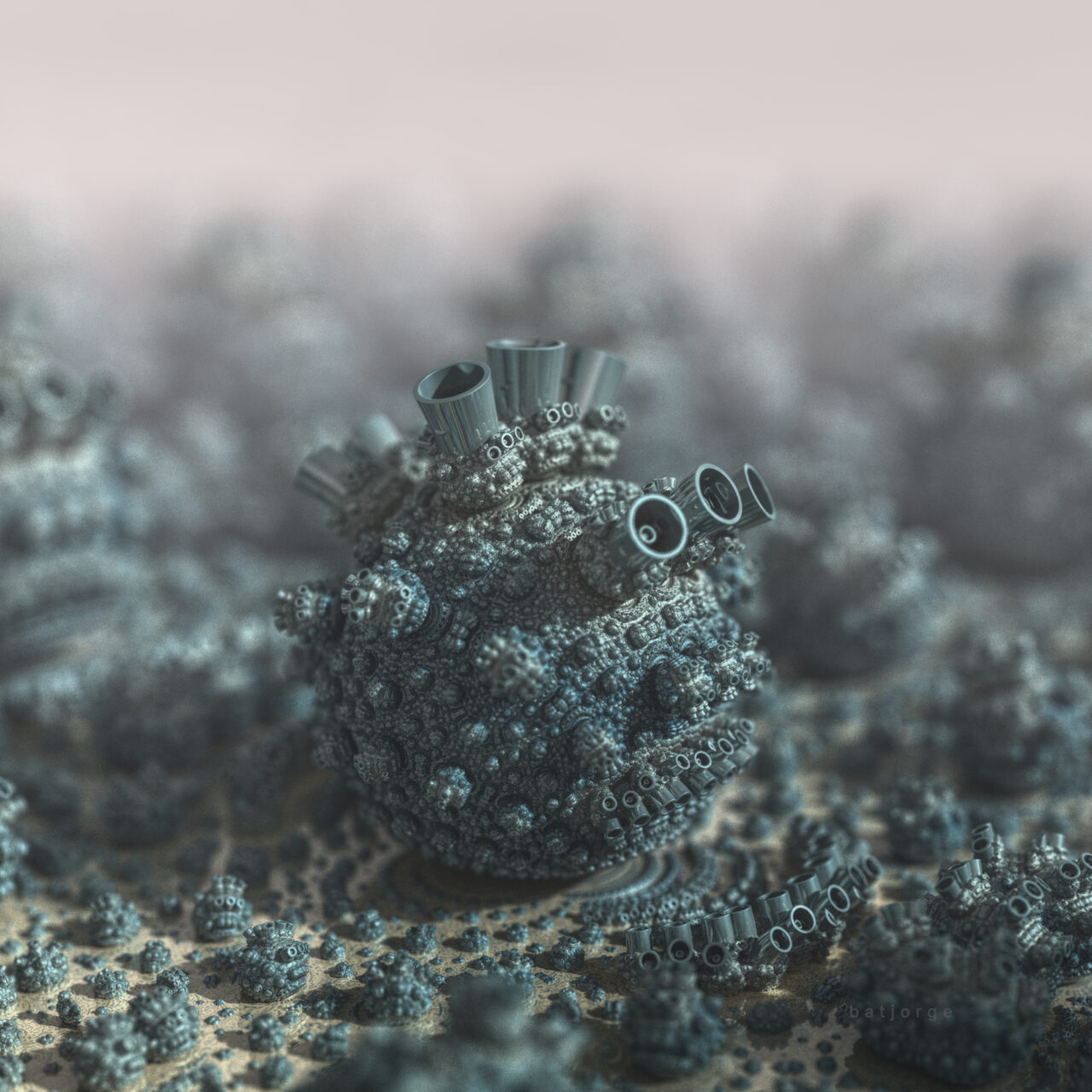 Mandelbulber 2.34. Pseudo Kleinian - Mod 4, T>DIFS Gear V1