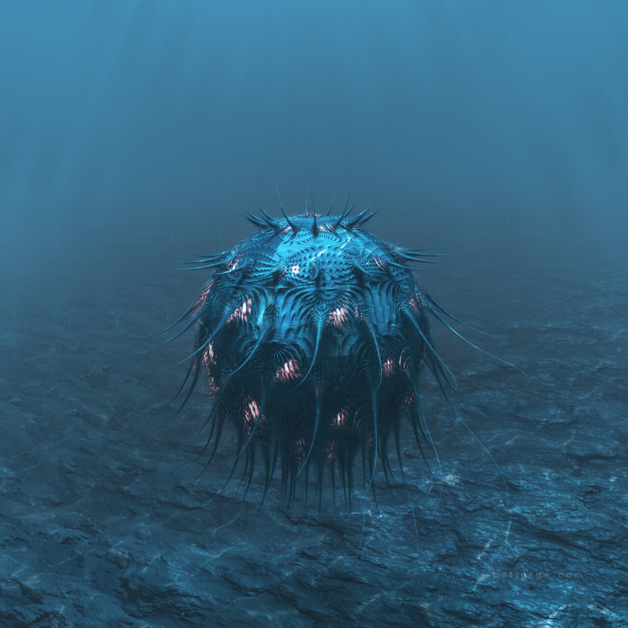 Mandelbulber 2.34. T>Spherical Invert V4, T>SinCos, Mandelbulb - Modulus