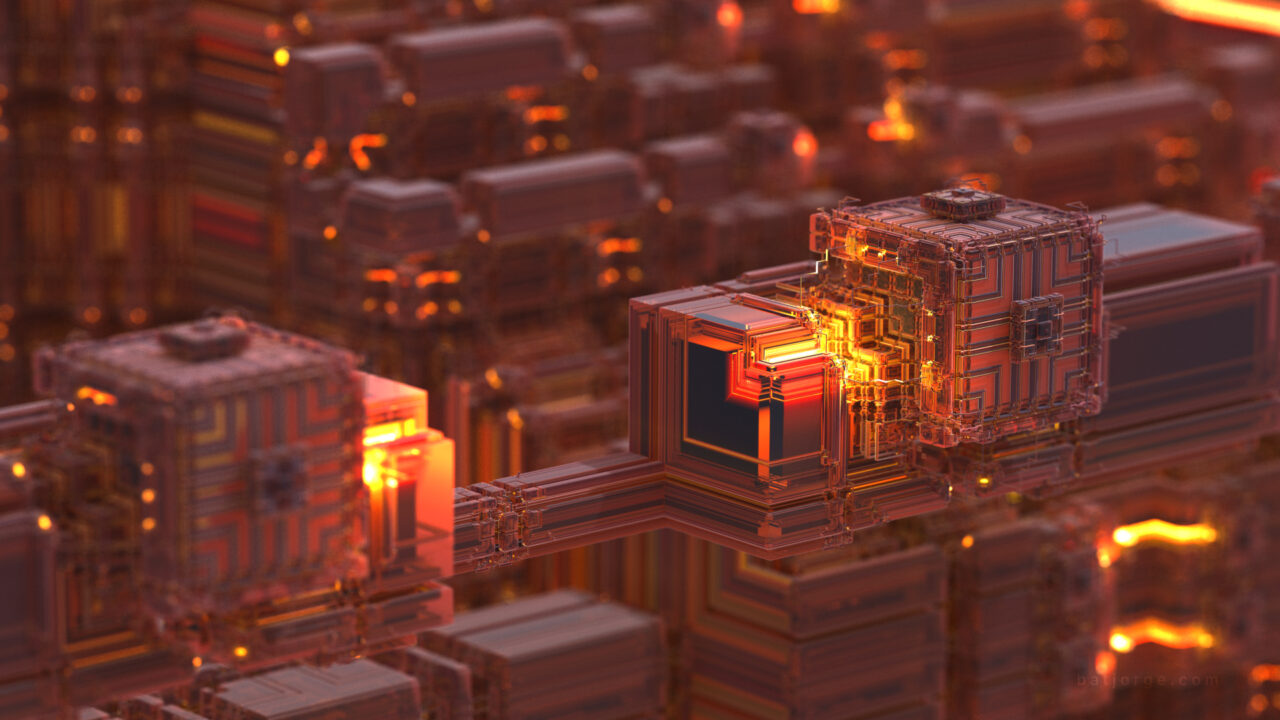 Mandelbulber 2.34. Koch V4, T>Mandalay Fold V2