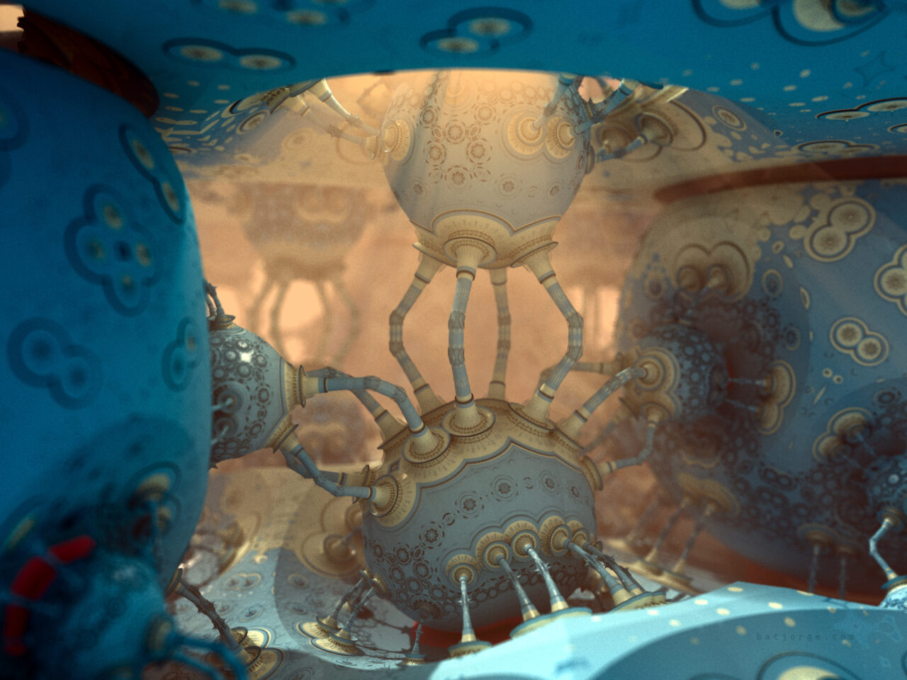 Mandelbulb3D. Amazing Box, CantorIFS, Folding Int Pow