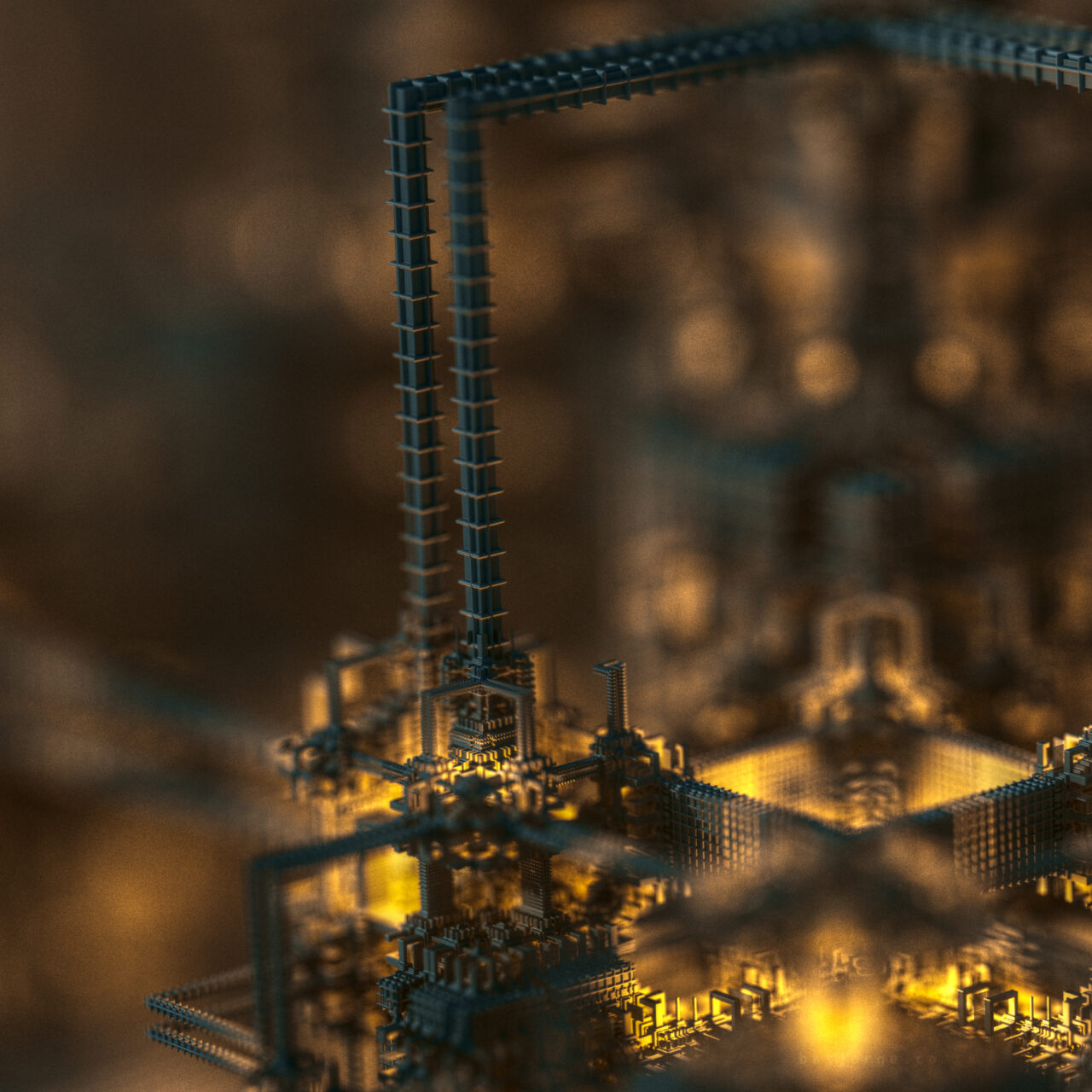 Mandelbulber 2.34. Koch V5, T>DIFS Grid