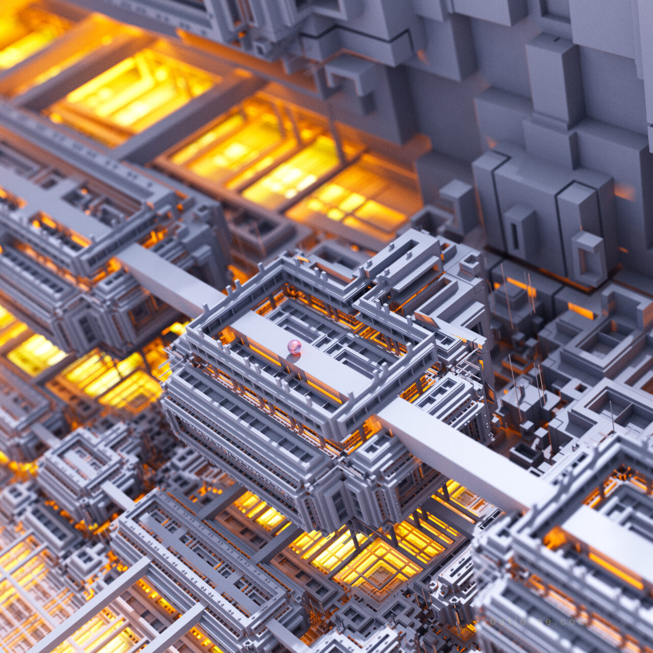Mandelbulber 2.34. Koch V4, T>DIFS Grid