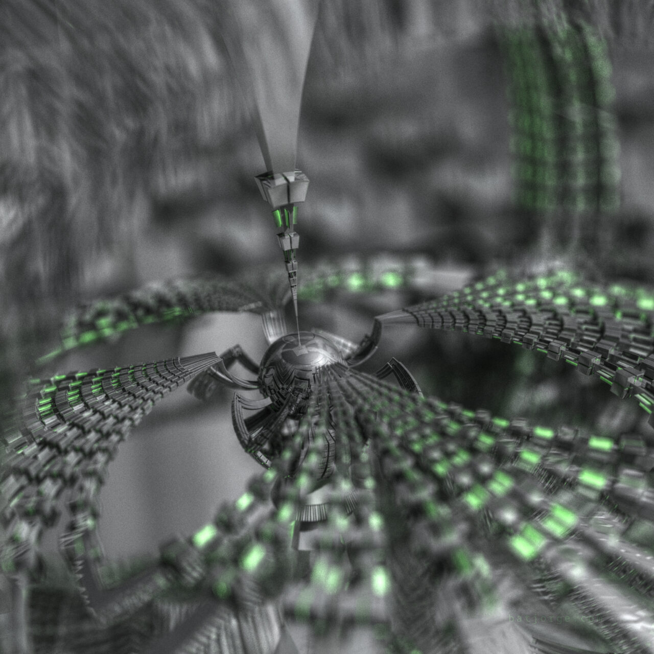 Mandelbulber 2.34. Koch V5, T>DIFS Grid 3