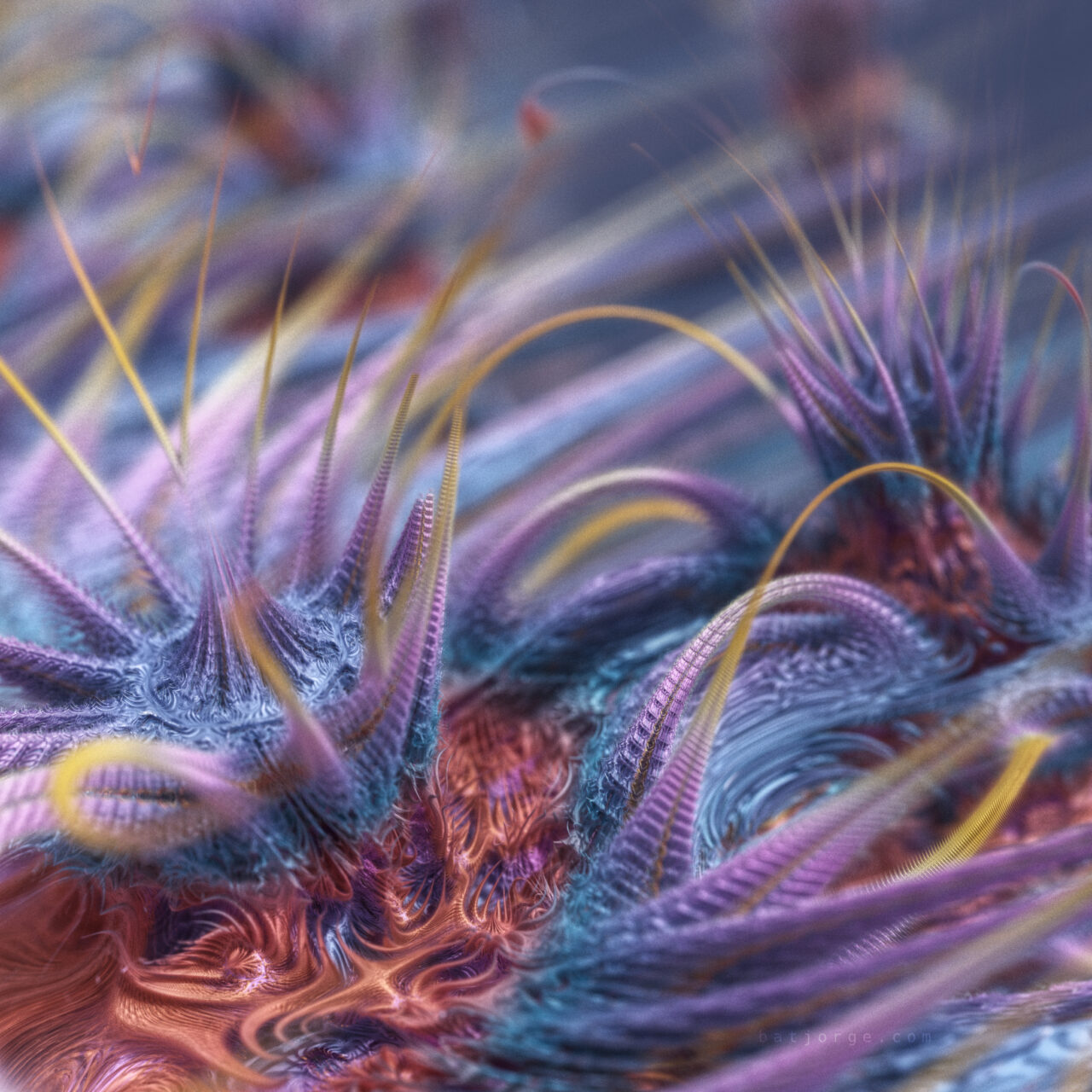 Mandelbulber 2.34. T>Inverse Cylindrical, T>Scale OffsetV2, T>SinCos, Mandelbulb - Modulus
