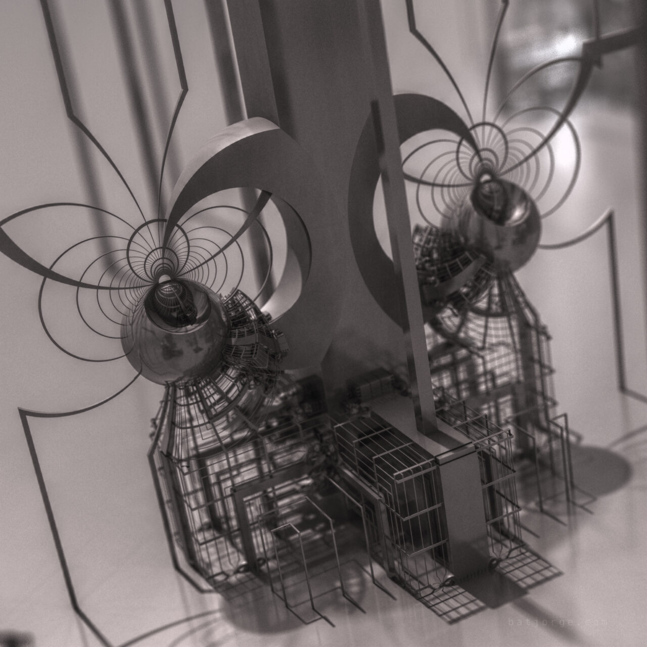 Mandelbulber 2.34. Koch V5, T>DIFS Grid