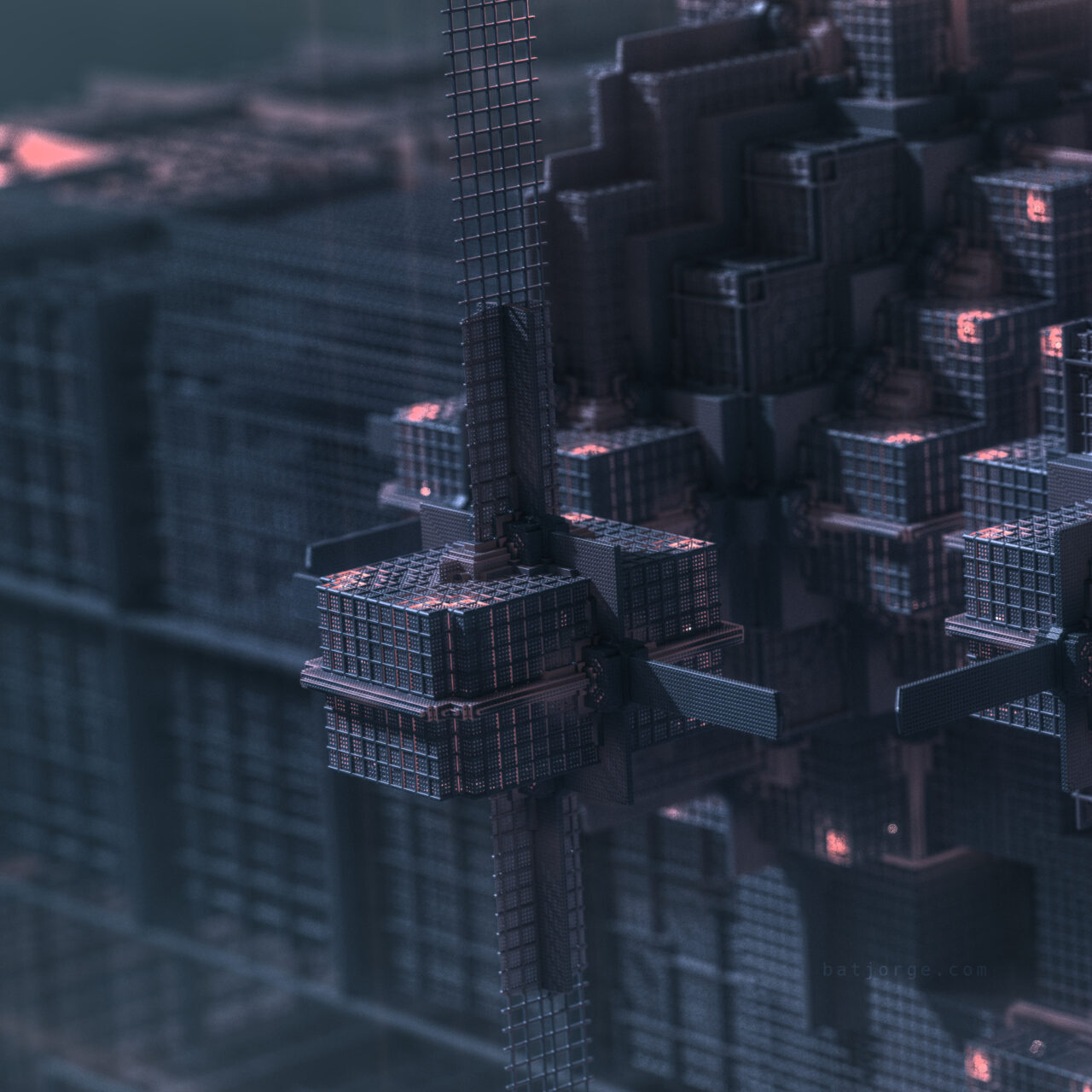 Mandelbulber 2.34. Koch V5,, T>DIFS Grid